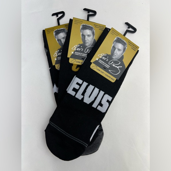 Perri’s Socks - Elvis Presley Low Cut Socks 3 Pair - Size:(MEN 7-12 WOME… - Picture 13 of 13
